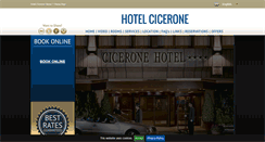 Desktop Screenshot of hotelciceronerome.com